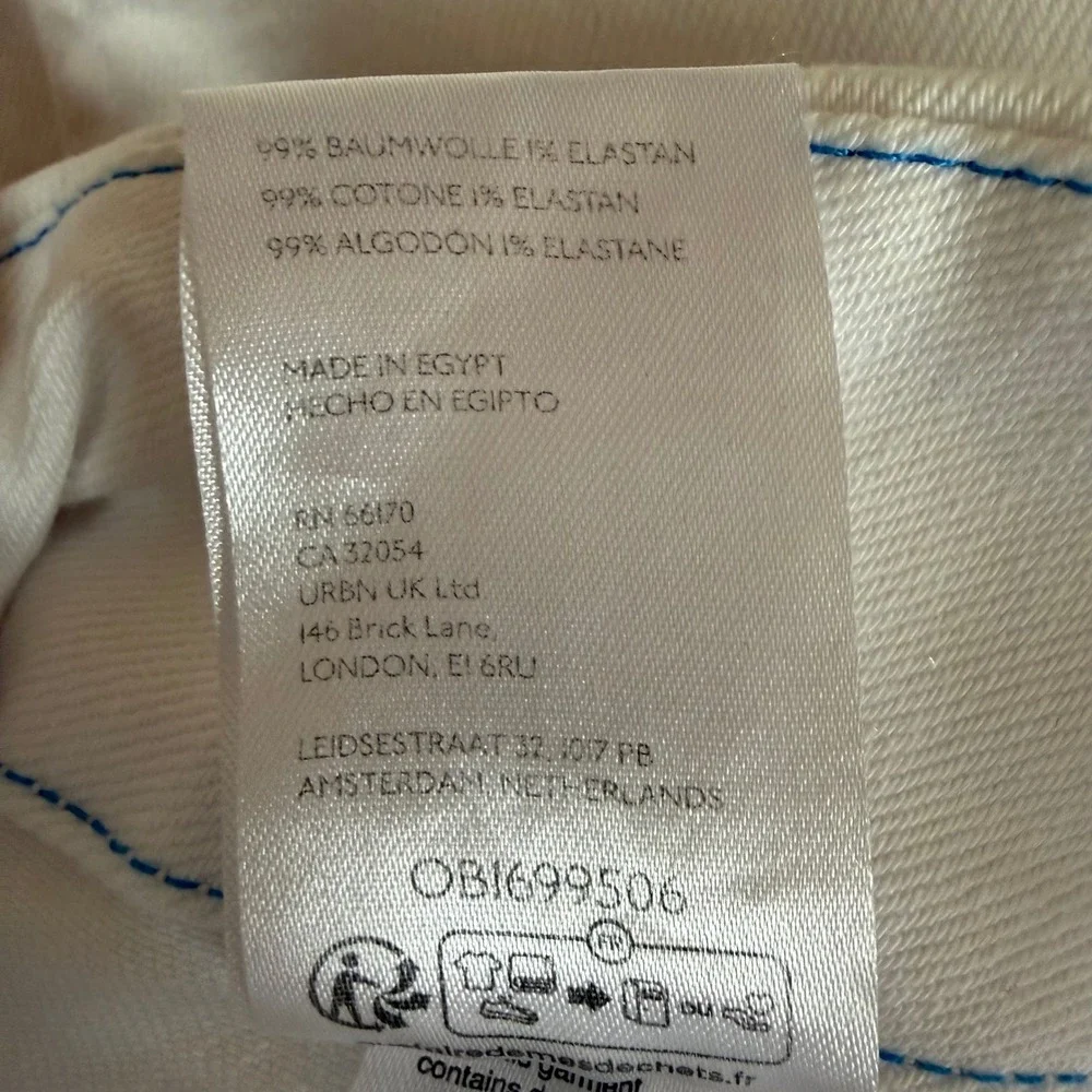 Maeve The Colette Shorts Women 34 White NWT High Rise Cotton